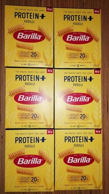 Barilla Protein+ Pasta Nudeln Fusilli Proteinreich 6x mit je 400 g - NEU & OVP