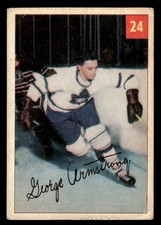 1954 Parkhurst Hockey #24 George Armstrong GD