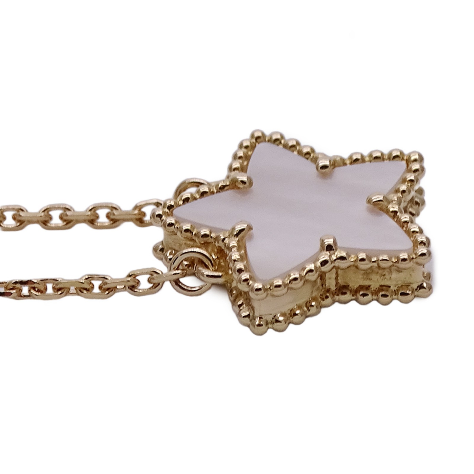 Van Cleef & Arpels Lucky Alhambra Star Necklace for Women, 750YG M... GZl1fd93 thumbnail 2