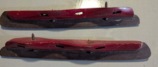 Antique Ice Skates Racing Speed Union Hardware Torrington Connecticut 14  Red