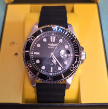 Invicta Pro Diver Men's Quartz Analog Black Dial Black Rubber Strap Date 47161