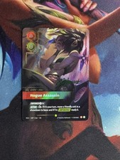 Riftbound Rogue Assassin Akali Overnumber Signature VEN 189/166 read description — live eBay listing