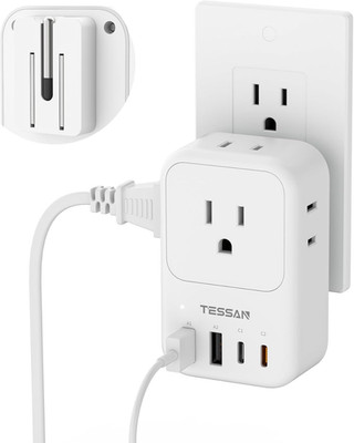 TESSAN USB C Charger Block 20W PD, Fast Charging Adapter with Foldable Plug, 187