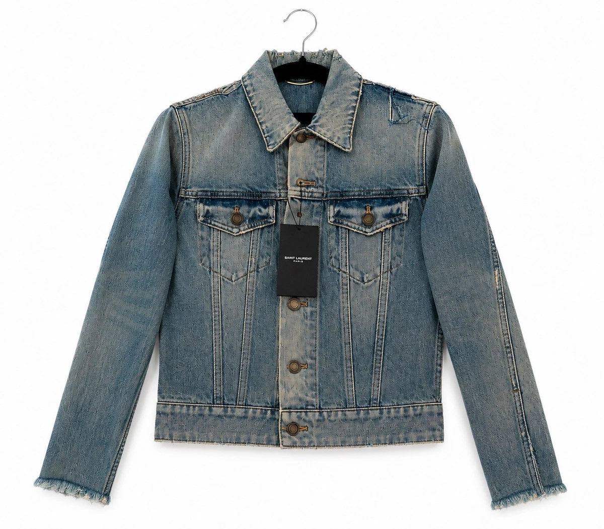 Saint Laurent Denim Coats, Jackets & Vests for Women for sale | eBay