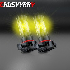 5202 Led Fog Light Bulbs Golden Yellow For Chevrolet Silverado 1500 2008-15 2x 5202 Led Fog Light Bulbs Golden Yellow For Chevrolet Silverado 1500 2008-15 2x