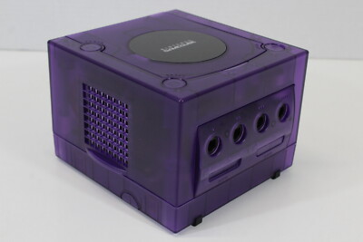 Nintendo Gamecube Console Clear Transparent Purple NTSC-U/C DOL