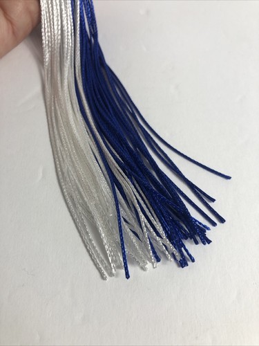 Borla de graduación azul/blanco 2 colores con fecha de caída dorada 2023 PSU - Imagen 3 de 3