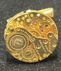 Vintage  Goldtone Watch Works Cufflinks Mismatched Size — photo 4