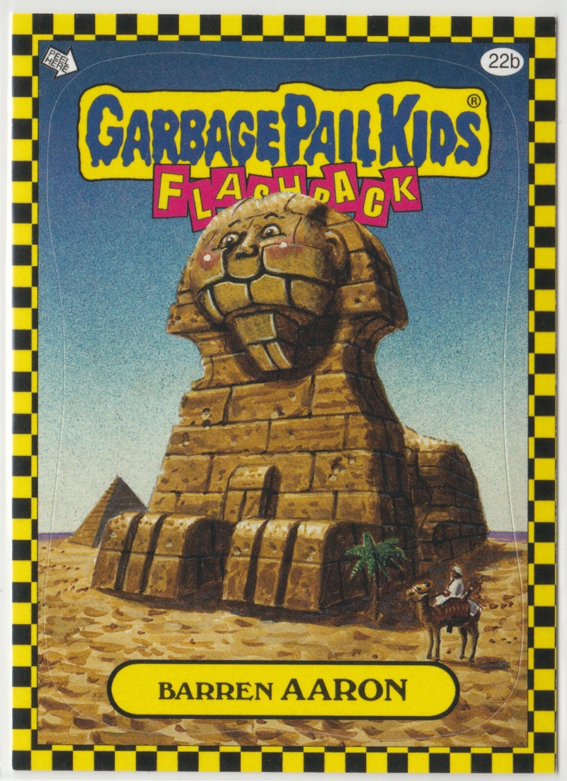 Barren Aaron #22b Garbage Pail Kids 2010 Flashback Series 1 FB1 GPK Card