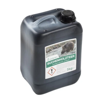 5 Kg Qualitäts Buchenholzteer Schwarzwild Rotwild Kirrung (2,80 EUR/kg)