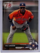 Daz Cameron 2017 Bowman 5x7 #22/49 Signed Auto Autograph Beckett Certified