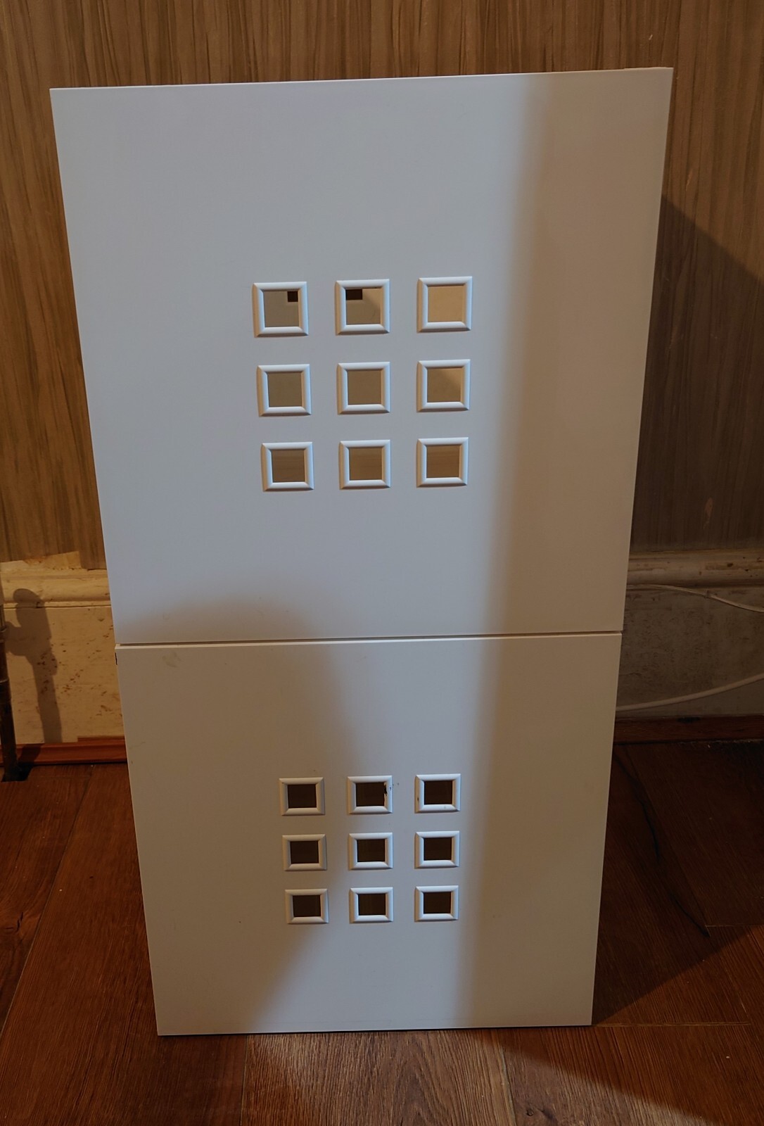 IKEA LEKMAN Plastic Storage Box, Durable KALLAX Shelving Unit White