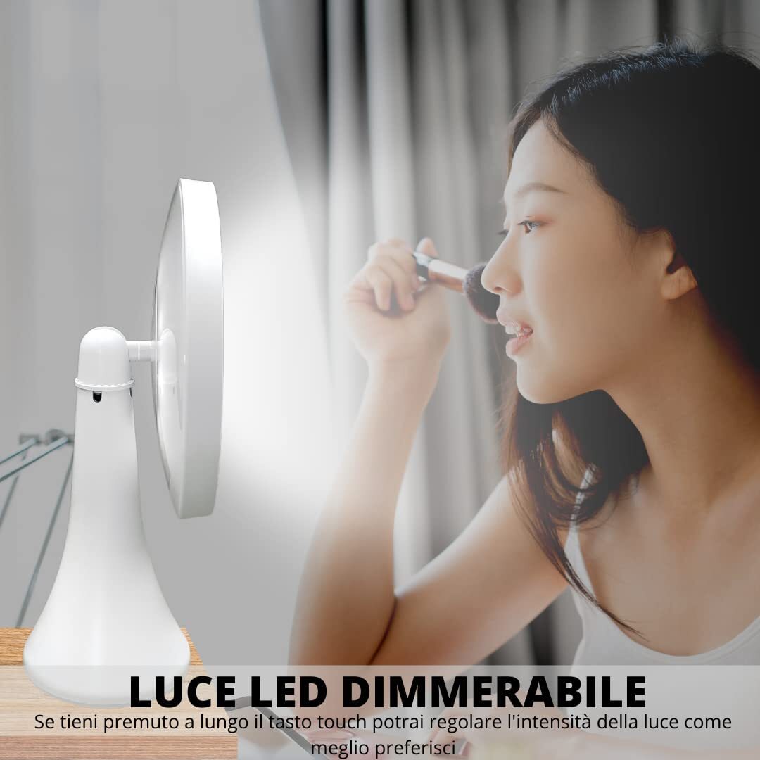 Specchio LED Make-UP Touch Ingranditore Versatile - Must-Have Vanity - 4