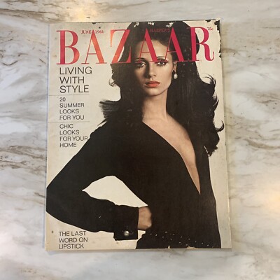 Harper's Bazaar June 1968 Mainbocher Mrs. Wyatt Emory Cooper | eBay