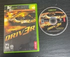Driv3r Driver 3 Microsoft XBOX With Case Great Shape