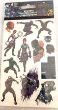 Official Marvel Black Panther Pack of 4 Sheets Sandylion 60 Stickers New NOS