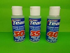 3 Pack TEAM ASSOCIATED 30 35 40 WEIGHT SILICONE SHOCK OIL FLUID FOR traxxas