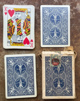 1 deck Vintage 1949 Bicycle 808 Rider Back Playing Cards 52