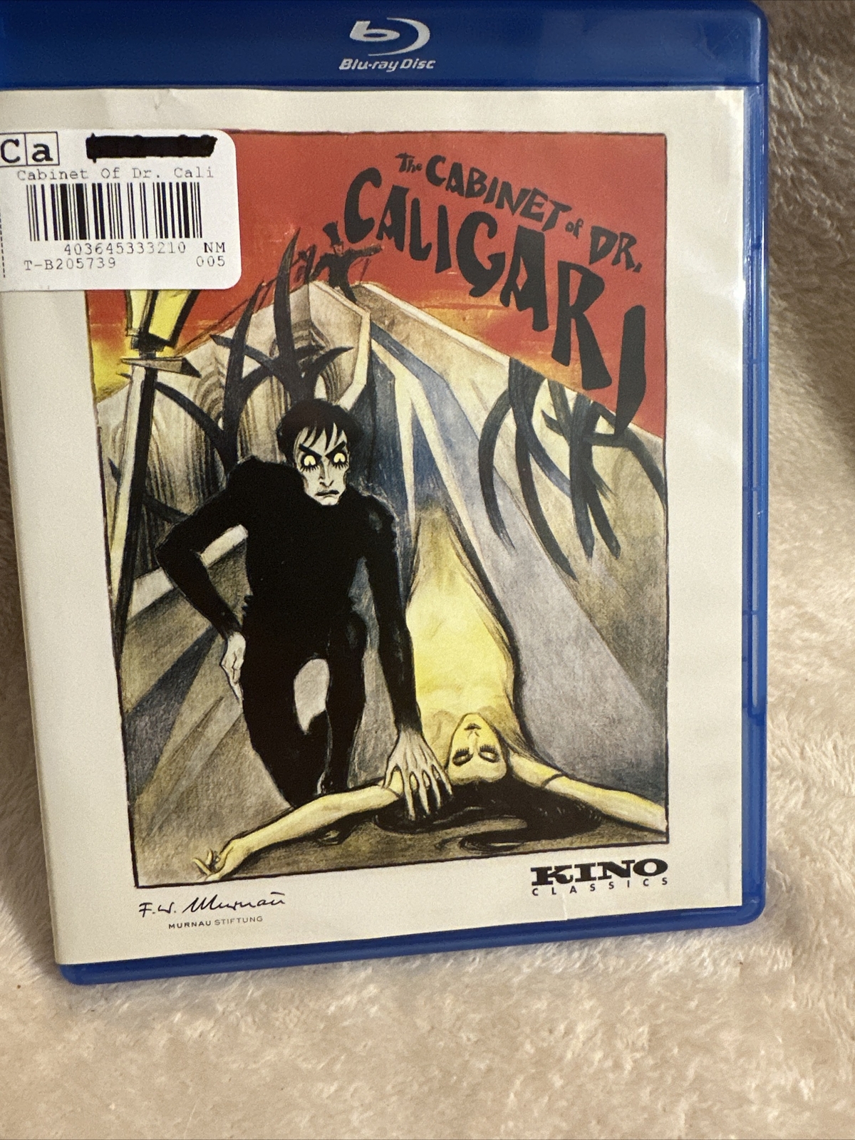 The Cabinet of Dr. Caligari (Blu ray, 1920) Kino Lorber Classics Kl