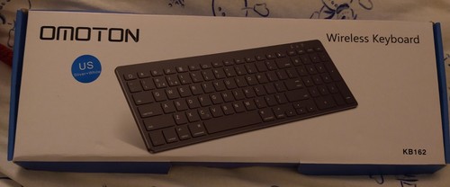 Omoton Slim Silver Wireless Keyboard New SHIPS FAST Day After Payment - Picture 7 of 10