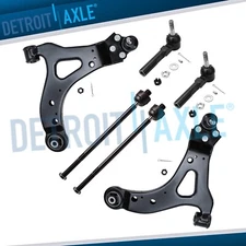 FWD Front Lower Control Arm Inner Outer Tie Rod Kit for Terraza Montana Uplander