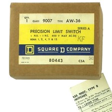 1 Pc Square D 9007 AW36 Precision Limit Switch Heavy Duty Industrial