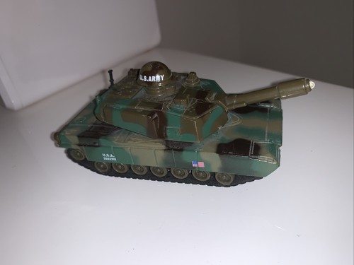 ESERCITO CARRO ARMATO JUNYE TOYS ATTRITO US MILITARE PRESSOFUSO GOMMA PLASTICA 2010 spedizione gratuita - Foto 2 di 12