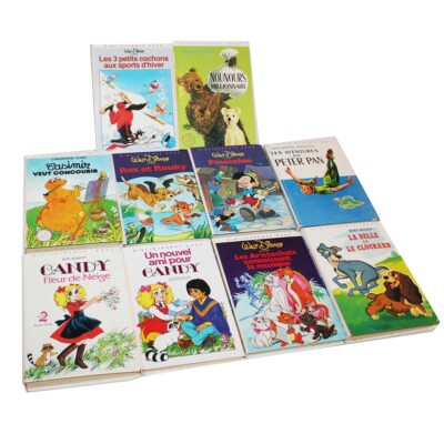 Konvolut 10 Bücher Die rosa Bibliothek / Casimir / Candy / Disney Vintage