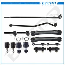 14pcs Front Control Arms Tie Rod Ends For Jeep Grand Cherokee Laredo 1996-1998
