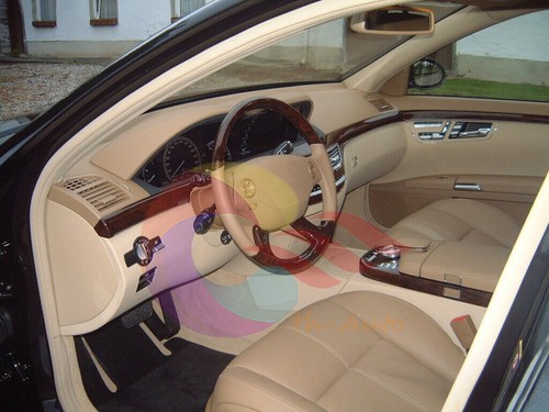 Dark Beige Dial Key Pad Housing A2216800319(8L53) For Benz W221 S-Class 05-13 - Picture 8 of 9