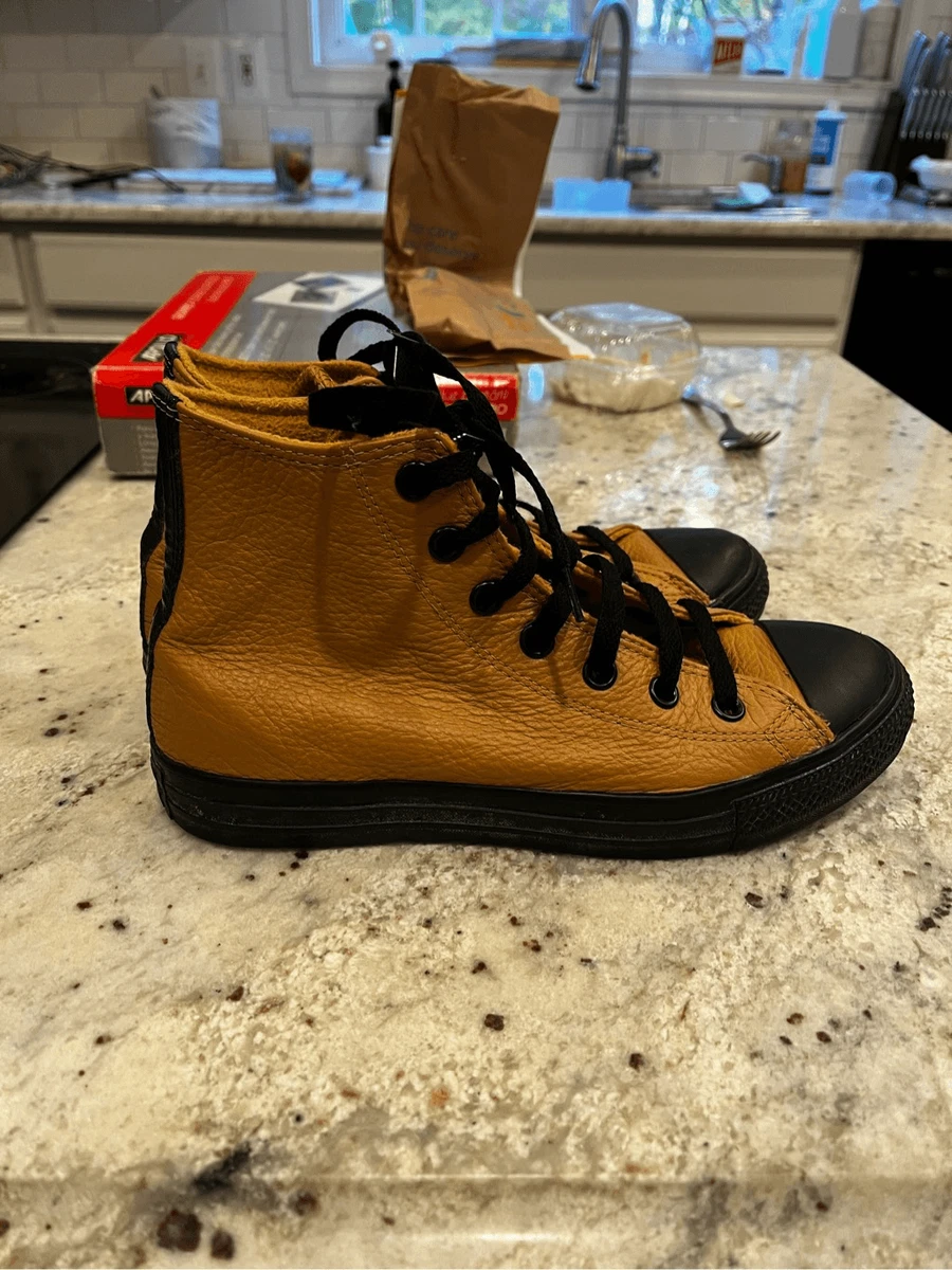 Converse Chuck Taylor All Star Lined Leather High Wheat for Sale