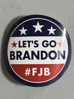 20 Pack - Let's Go Brandon #FJB Sticker Car Vinyl Decal  3  Round Free Shipping!