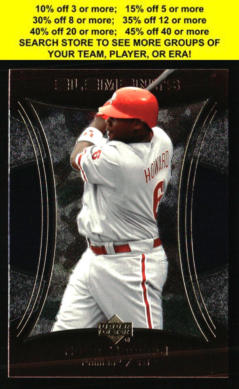 Philadelphia Phillies Baseball Cards All Eras - You Pick - Part 1