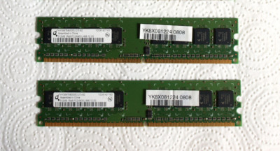 RAM Qimonda 512MB 1Rx8 PC2-6400U-666-12-D0, HYS64T64000EU-2.5-B2, Y2D81427163