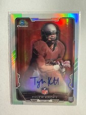 K232,247 - 2015 Bowman Chrome Rookie Auto Refractors #RCRATKR Tyler Kroft