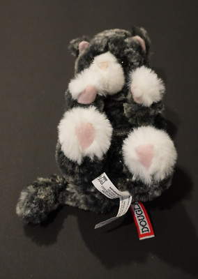 DOUGLAS CUDDLE TOYS GRAY TABBY CAT 6'' PLUSH