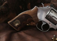 KSD Brand SW N Frame Round Butt Compatible Walnut Grips