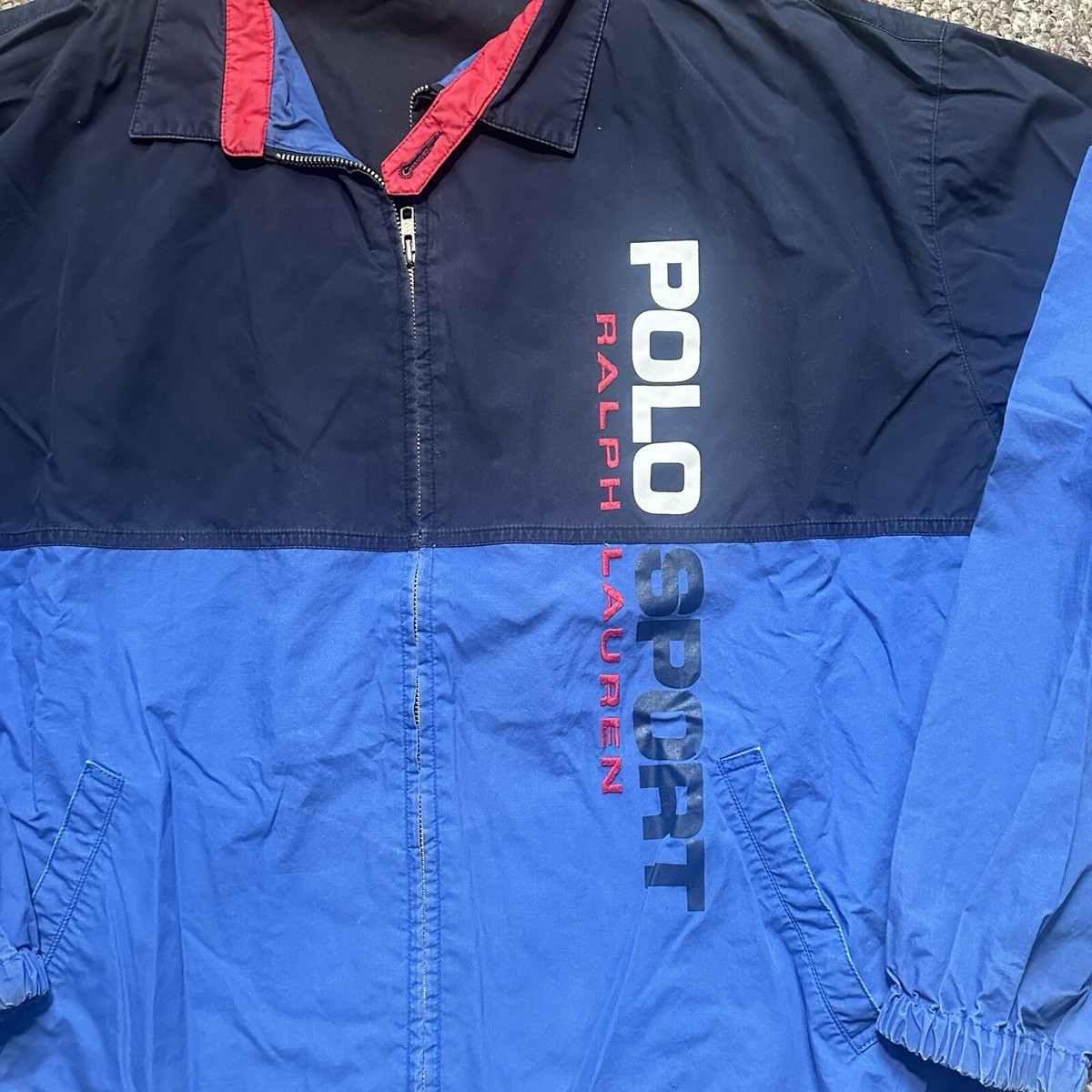 Vintage Polo Sport Ralph Lauren Zip Up Jacket 90s Colorblock Vintage Polo Sport Ralph Lauren Zip Up Jacket 90s Colorblock
