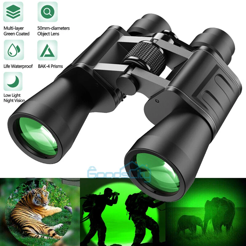 180x100 60x60 Day&Night Military Army Zoom Binoculars Telescope Hunting Camping - Image 2 of 4