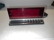Vintage Spartus Electronic Digital Alarm Clock No. 1150 Large Display WORKS