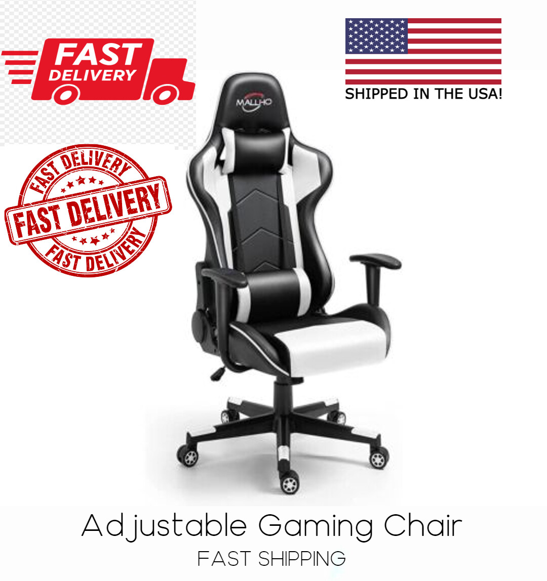 Polar Aurora Gaming Chair Racing Computer Chairs High Back Video - Main Image