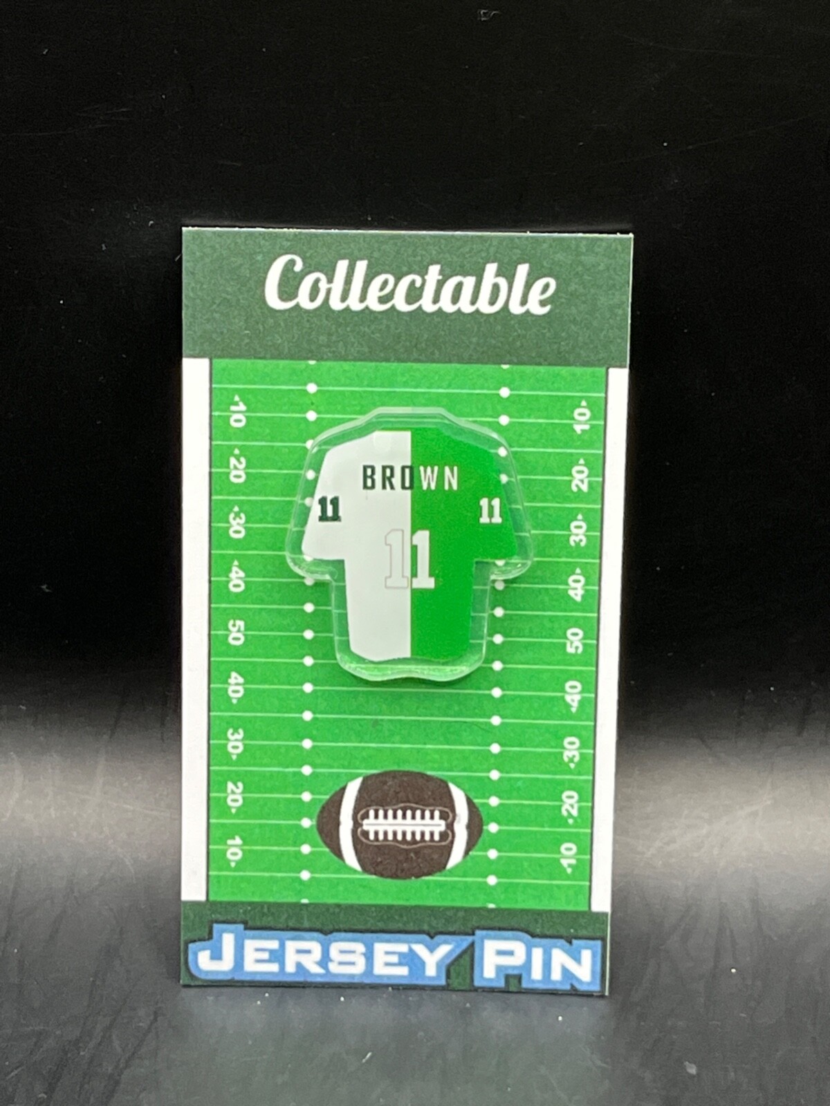 Philadelphia Eagles AJ Brown Jersey Lapel Pin - Classic Collectible Touchdown Memorabilia