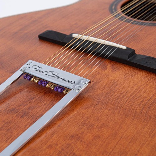 Vintage 'Fret Dancer' 12-String Acoustic Guitar ~ Aged Open Pore - Picture 2 of 3