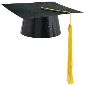 black graduation cap