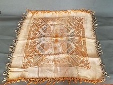 Art Deco 1920s Egyptian revival Shawl Scarf Silk STUNNING Textile