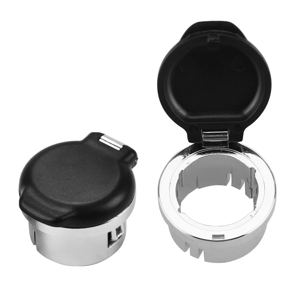 12V Power Outlet Plug Dash Cap Cover for 2007-2013 Silverado Sierra Chevy GMC Foto 3 de 4