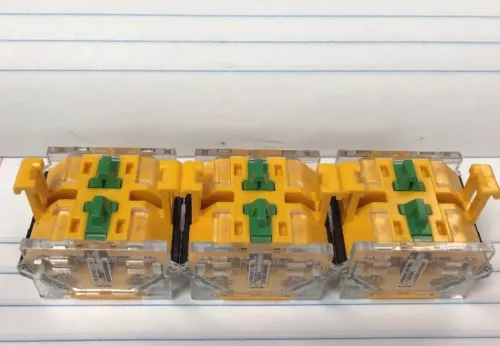 EAO CONTACT BLOCK 704.900.3 HEAVY PILOT DUTY DPST-NO 10A 500V 2 POLE