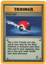 Poké Ball 121/130 Base Set 2 Regular Common Pokémon TCG