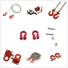 Alloy Hitch Tow Shackles Hooks For RC 1/10 AXIAL SCX10 D90 Car Crawler 7 Styles