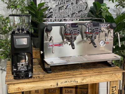 LA CIMBALI M200 GTI 2 GROUP & ELECTIVE NEW BLACK ESPRESSO COFFEE MACHINE & GRIND